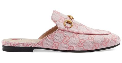 gucci pink princetown|gucci princetown mule women.